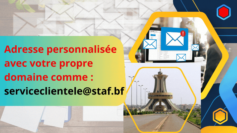 Adresse Email personnalisée en .bf